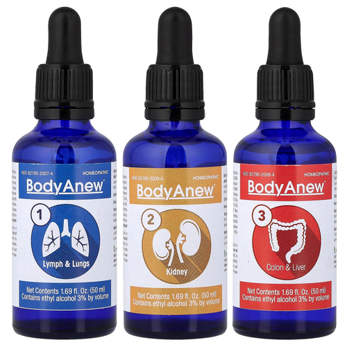 MediNatura, BodyAnew ™, 3 флакона по 50 мл (1,69 жидк. унц.)