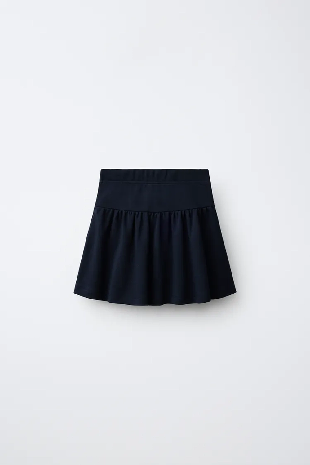 ZARA ЮБКА С ЗАСТЕЖКАМИ-КЛЕВАНТ И ПУГОВИЦАМИ, МОРСКОЙ СИНИЙ