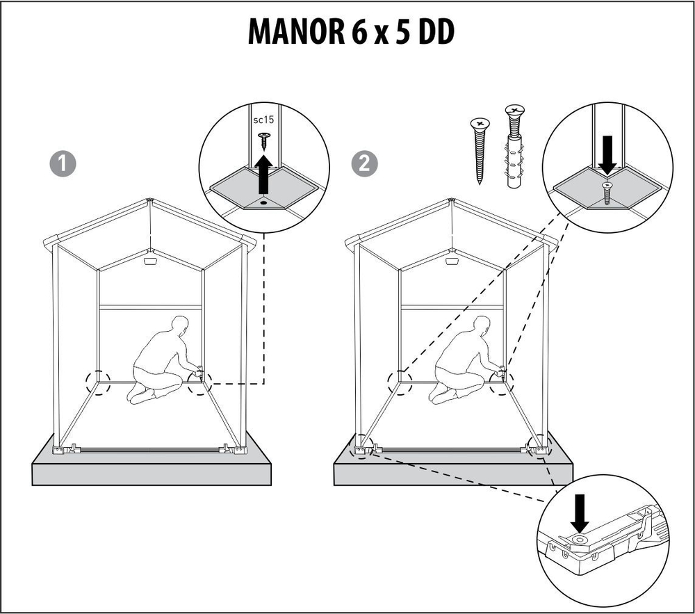 Сарай Keter "Манор" 175х145см
