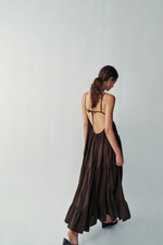 ДЛИННОЕ ПЛАТЬЕ ИЗ ПАНЕЛЕЙ — ZARA