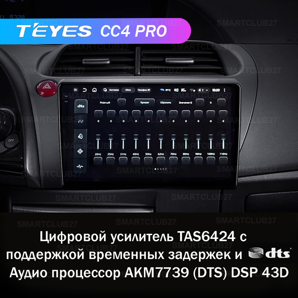 Teyes CC4 Pro 9" для Honda Civic Hatchback 2006-2012