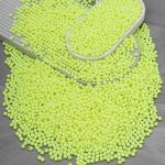 Бусины пластик ⌀6 мм, 500 г, матовые, круглые, жёлтый, 1AL139-1 , Astra&Craft