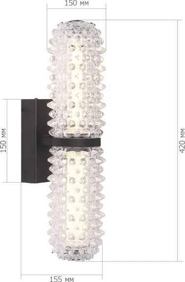 Настенный светильник Saguaro SL6144.401.01 ST Luce