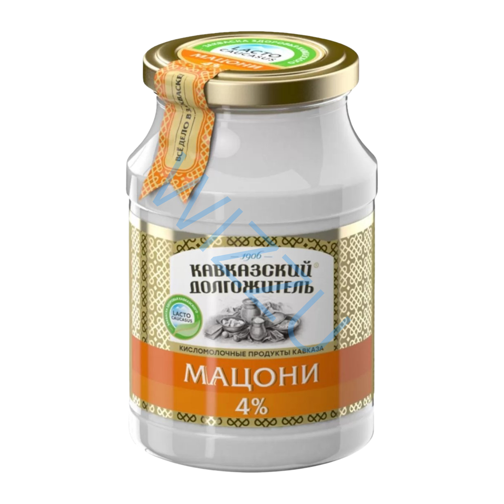 Мацони Кавказский долгожитель 4% ст/б 900г