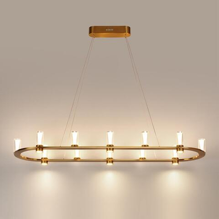 7144/65L HIGHTECH ODL26 515 светильник античная бронза/акрилл/металл IP20 LED 69W 3830Лм 3000K 180° 220V DEFANCE