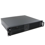 Серверный корпус Mastero 2U390, 2U, mATX, Без БП, чёрный (MST-2U-390)