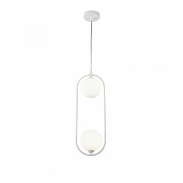 Подвесной светильник MOD013PL-02W белый Ring Maytoni