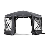 Шатер Wild Land Hub screen house 600 LUX, черно-серый
