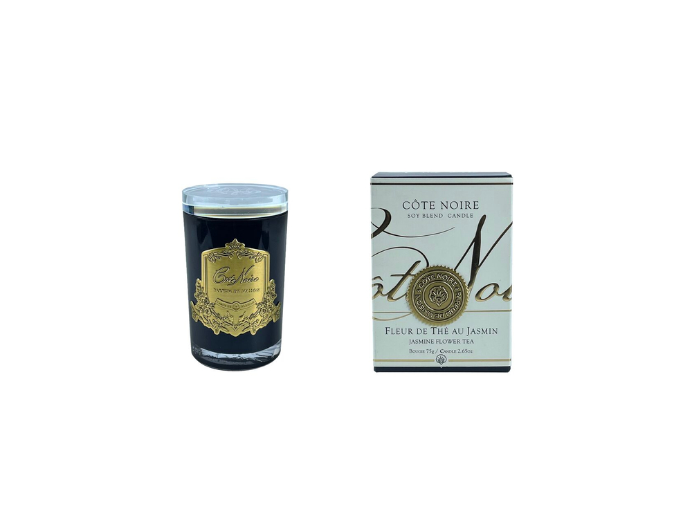 Свеча ароматическая FLEUR DE THE AU JASMINСвеча Cote Noire Черный / Золотой