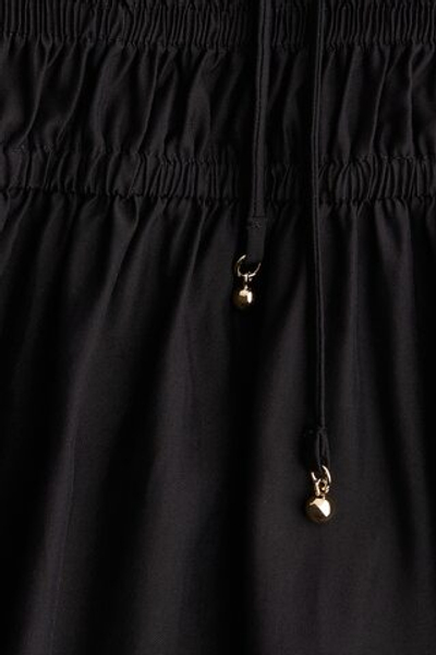 Платье со сборками на бретелях — V-образный вырез - H&M