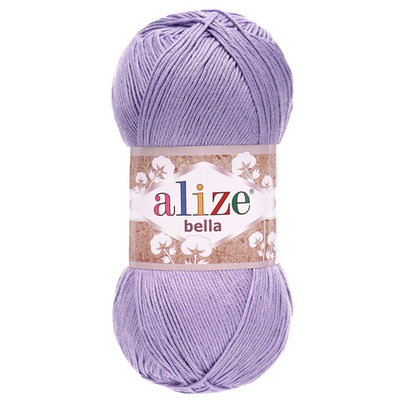 Пряжа Alize (Ализе) Bella 100 / уп.5 мот. по 100 г, 360м, 158 лаванда A