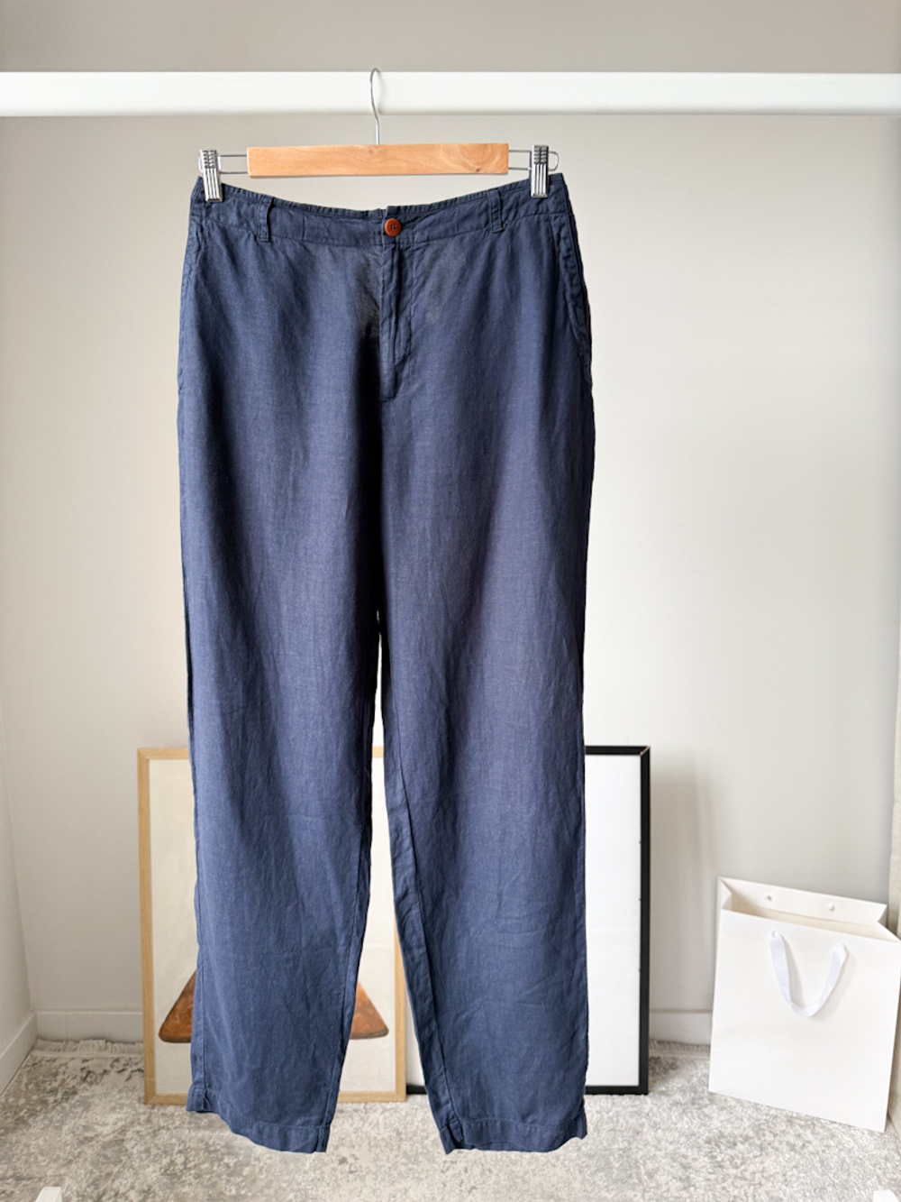 Льняные брюки Love Brand & Co, L