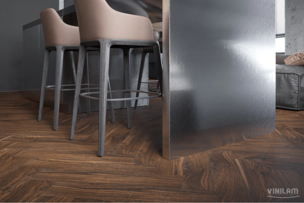 Кварц-винил Клеевой LVT Vinilam VinilPol Herringbone Glue LVT 2,5 мм Паркет Да Винчи 2.787 м2