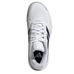 Женские теннисные кроссовки Adidas Barricade 14 W CL - cloud white/cyber metallic/dark blue