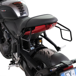 Unitgarage Боковая сумка из кожи + правый держатель Triumph Trident 660 U001+3500DX