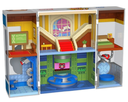 Набор Funko Bitty POP! Bitty Box Marvel X-Men The X-Mansion+2 Bitty POP! Professor X+Wolverine