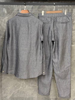 Льняной костюм Brunello Cucinelli