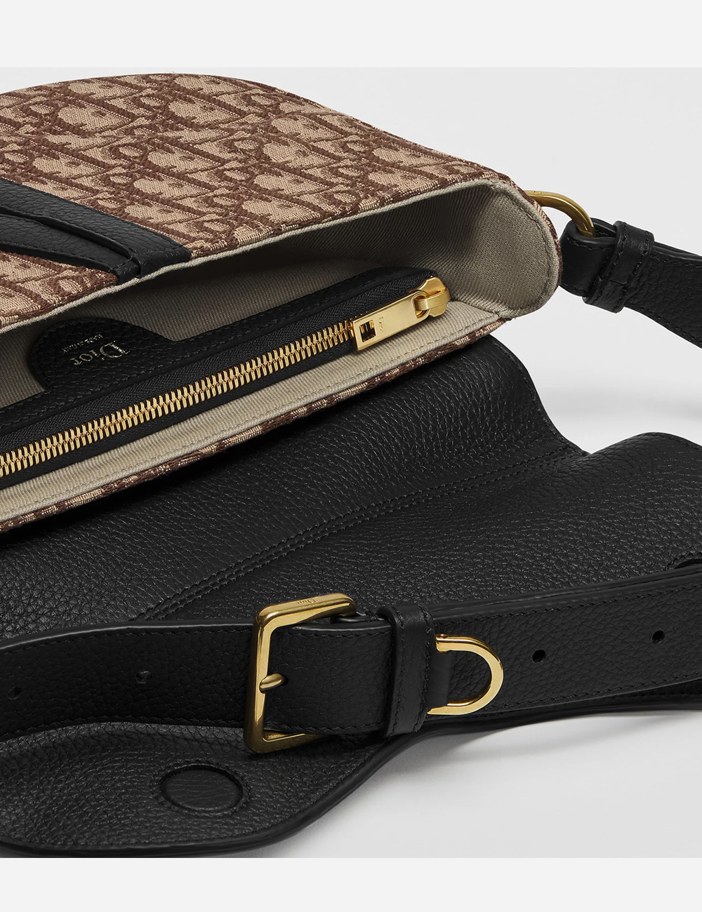 Сумка Dior Saddle Bag "Black Grained"