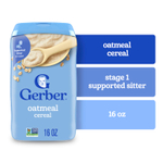 Gerber, 1st Foods, овсяные хлопья, один вид злаков, 454 г (16 унций)