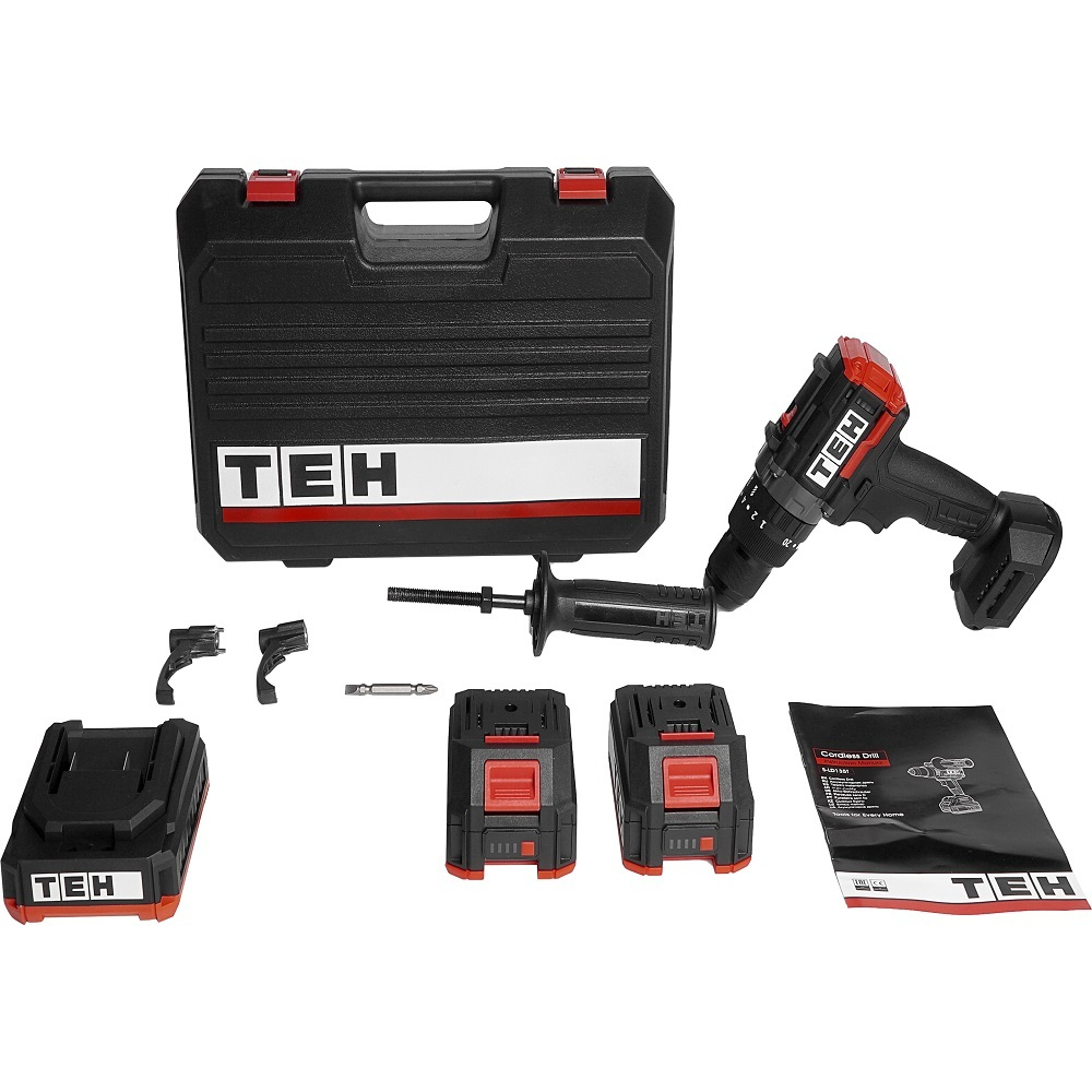 Аккумуляторная дрель ударная TEH S-LD135T 20V