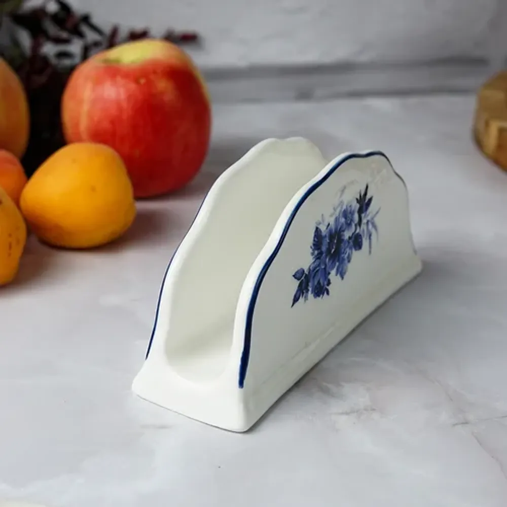 Салфетница 14*4,3 см h6,8 см Blue Flower P.L. Proff Cuisine [1]