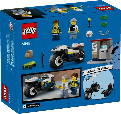 Конструктор LEGO City 60455 Полицейская погоня на мотоцикле