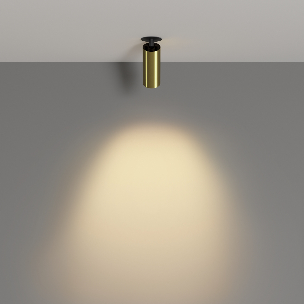 Встраиваемый светодиодный светильник Maytoni FOCUS LED C053CL-L12W2.7K-W-BS
