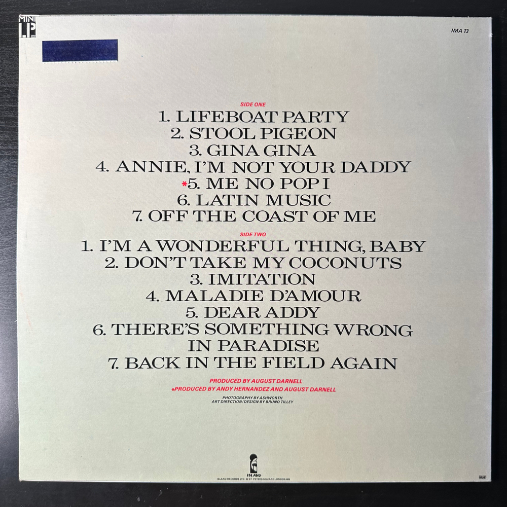 Kid Creole And The Coconuts ‎– Cre-Ole - The Best Of Kid Creole And The Coconuts
