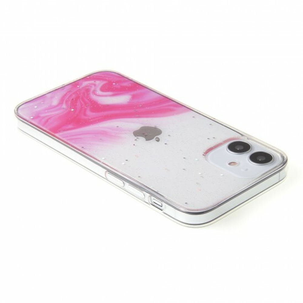 Силиконовый чехол Акварель для iPhone 12 Mini, 011858