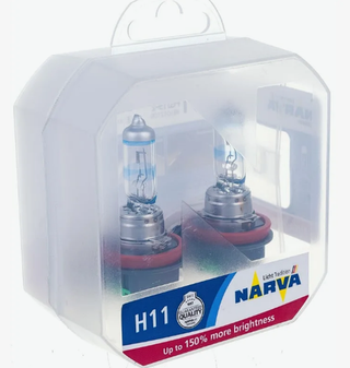 Автолампа H11 12V 55W (PGJ19-2) Narva RANGE POWER WHITE +150% (кт2шт) 48101