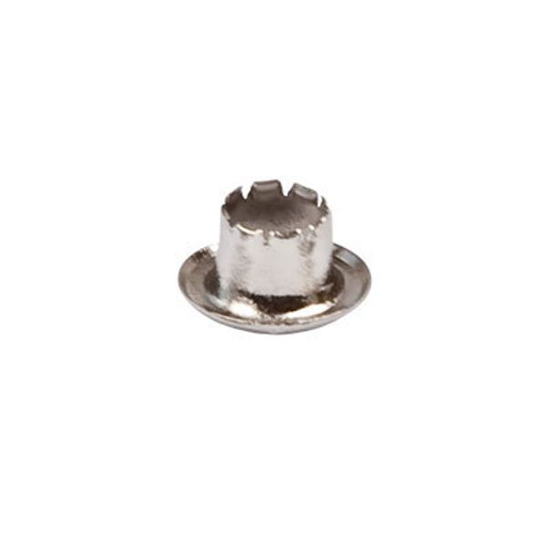 Блочки металл ⌀4.0 мм, h=4.3 мм, 100 шт, 04 никель, БЕЗ КОЛЬЦА, Micron EFN-04