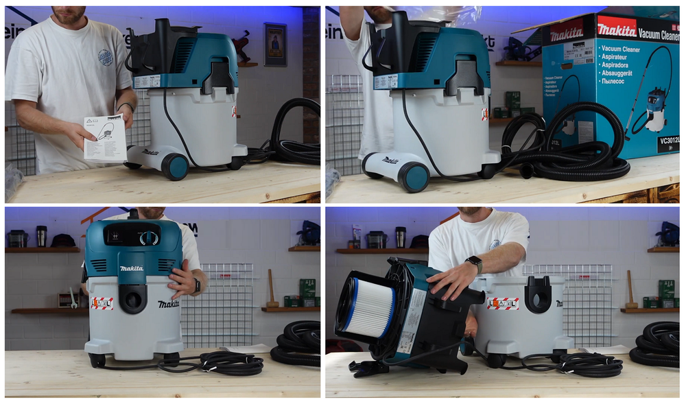 СУПЕР ЦЕНЫ! Пылесос профессиональный строительный Makita VC 3012L 1,5 кВт 24/19 л, L-класса, для сухой и влажной уборки. Может работать в паре с электроинструментом мощностью до 2400 Вт VC3012L