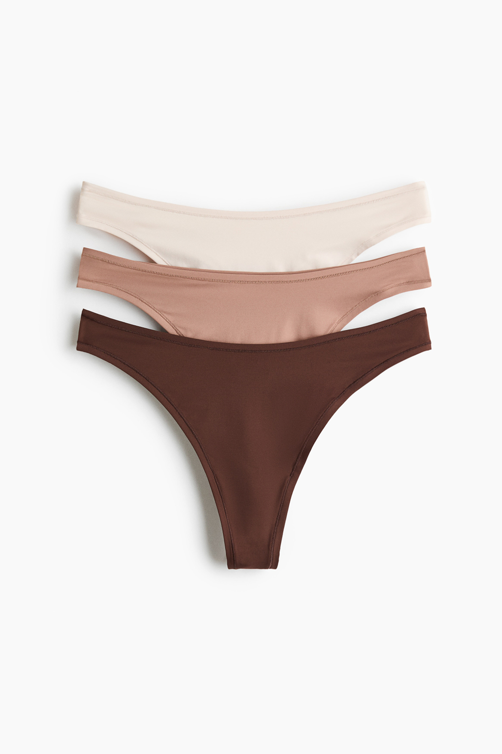 Трусы-стринги из микрофибры, 3 шт. - H&M