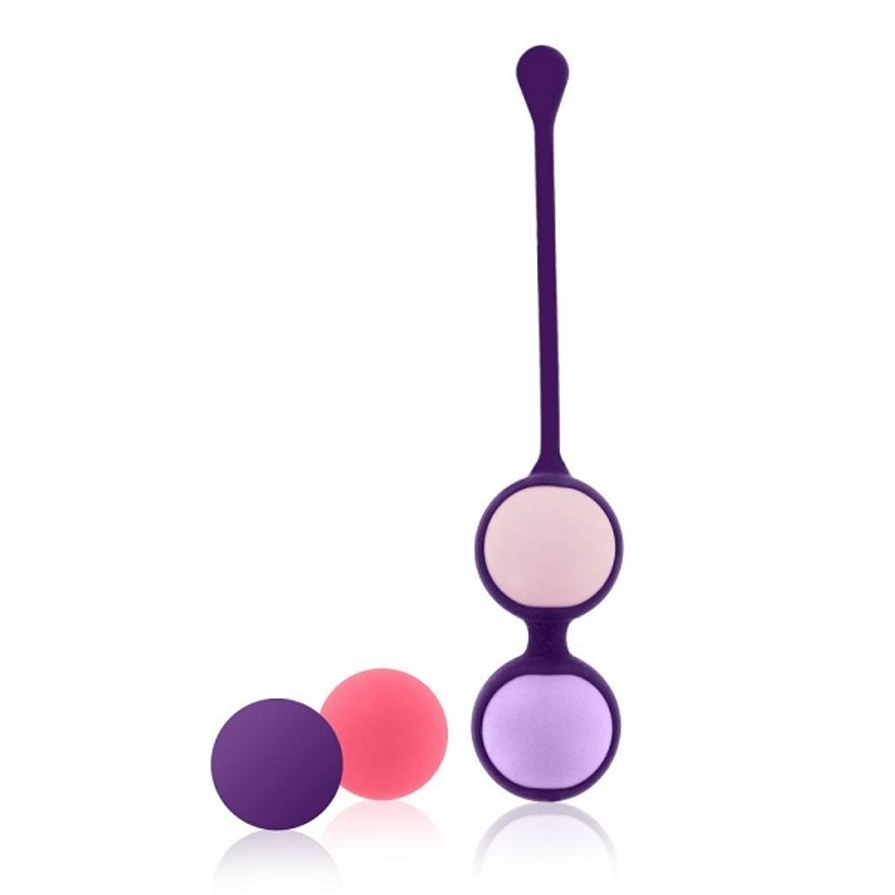 Фиолетовая оболочка с 4 сменными шариками Rianne S Pussy Playballs
