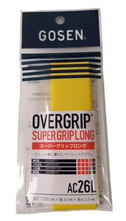 Теннисные намотки Gosen Super Overgrip Long 1P