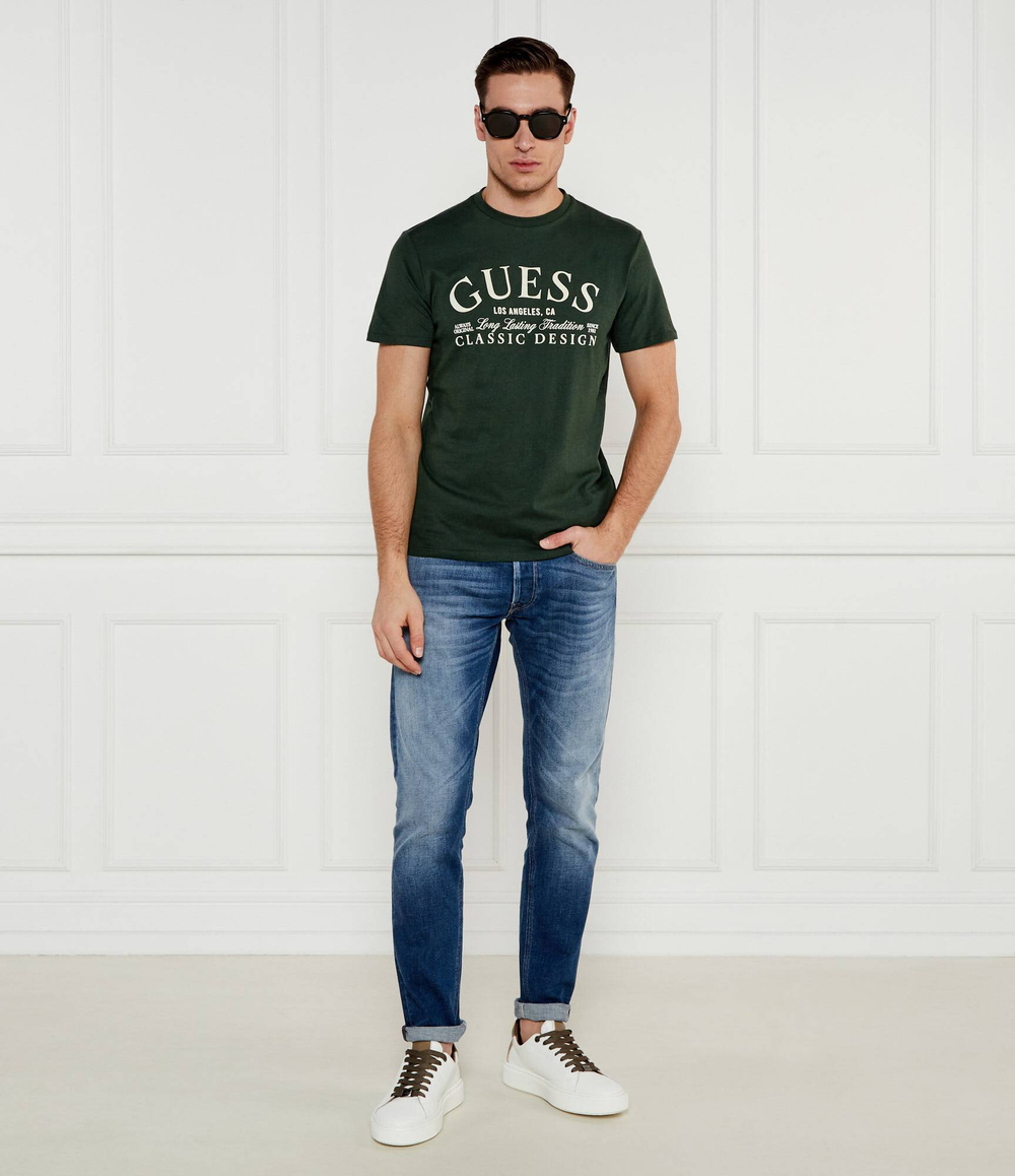 Футболка CLASSIC GUESS - темно-зеленый(M5RI43 K9RM1)