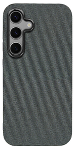 Дизайнерский чехол для SAMSUNG S24 (не ULTRA,PLUS,FE) с мягкой тканевой поверхностью