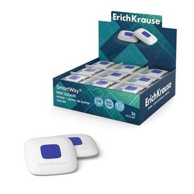 Ластик с пласт. держателем Smart Mini Square (Erich Krause)