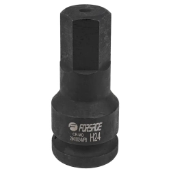 Головка-бита ударная 6-гранная 24мм, 3/4'' Forsage F-26410024MPB