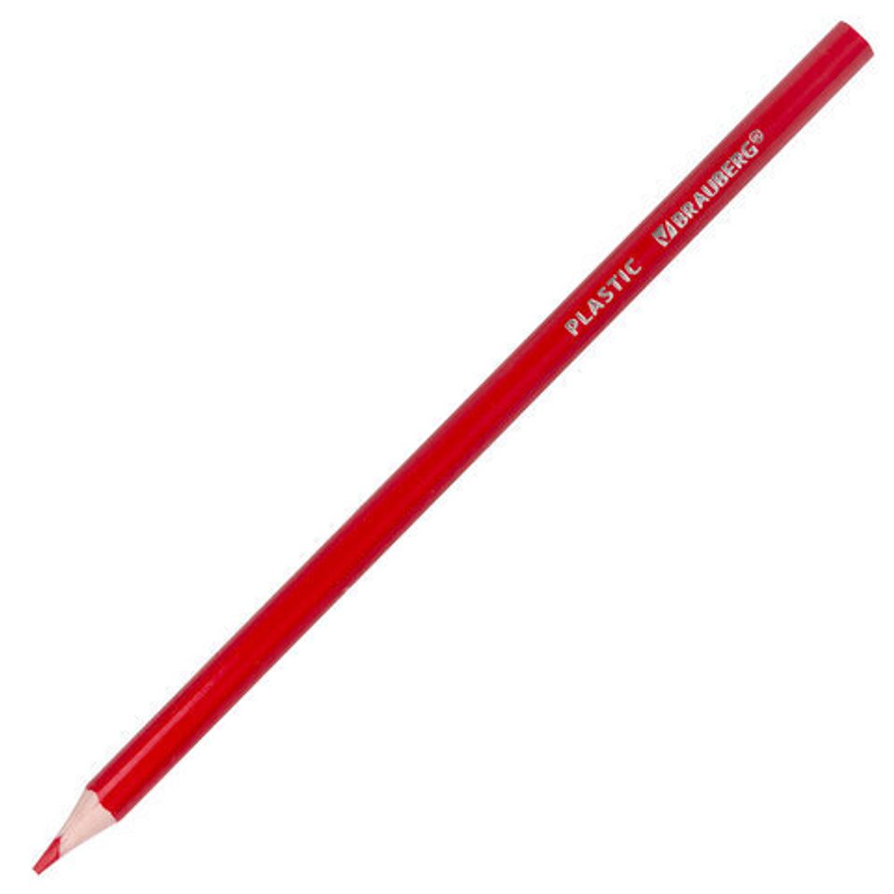 Карандаши цветные пластиковые BRAUBERG PREMIUM, 18 цветов, шестигранные, грифель мягкий 3 мм, 181667