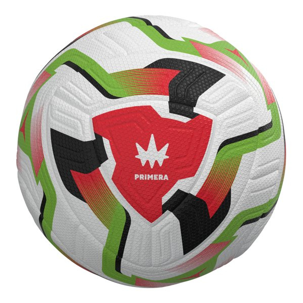 Мяч футбольный PRIMERA MFL Shuriken Elite — White/Academy Red/Volt