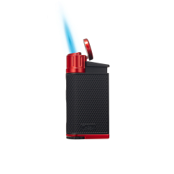 Зажигалка сигарная Colibri Evo, черная-хром