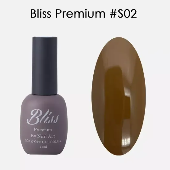 Гель-лак Bliss PREMIUM № S02, 15мл