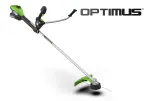 Триммер аккумуляторный Greenworks TB201H, Арт. 2112407, 82V, 2,0 кВт, 46 см, c трехлопастным ножом и кусторезом, бесщеточный, без АКБ и ЗУ