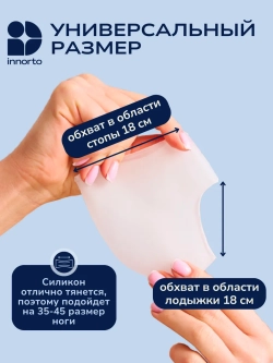 Напяточники силиконовые от мозолей и трещин на пятках