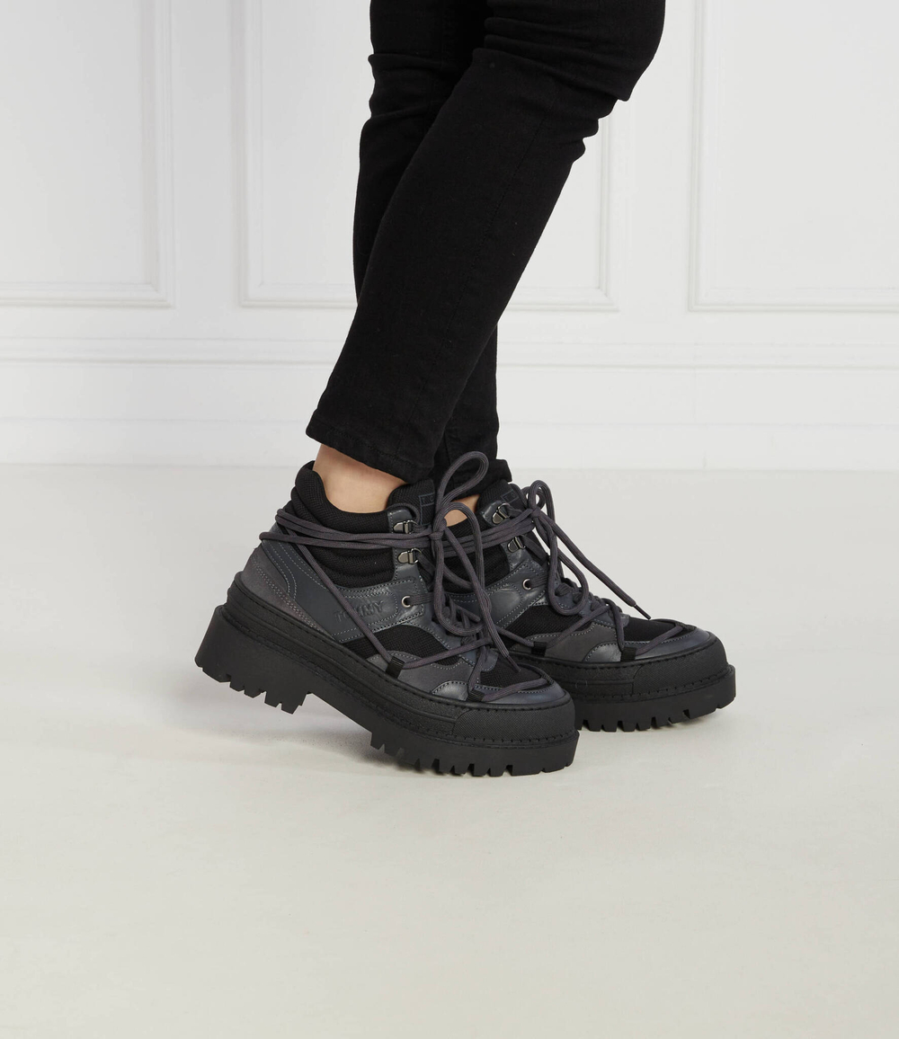 Кожаные трапперы tjw hybrid boot Tommy Jeans - черный(EN0EN02338)