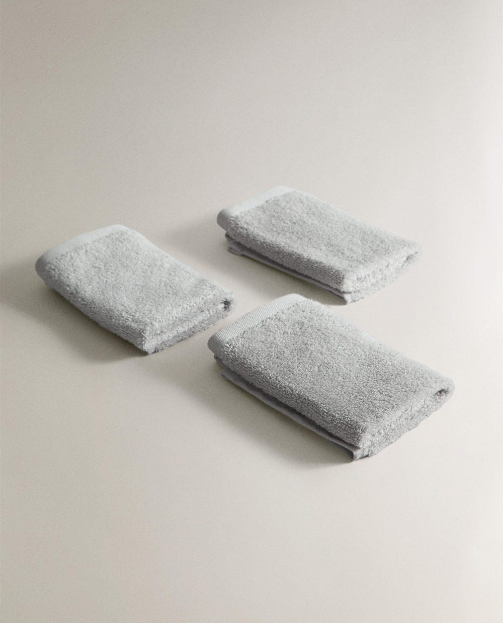 Набор полотенец из хлопка (3 шт.) · 7599/002 · арт. Zara Home, фото 4