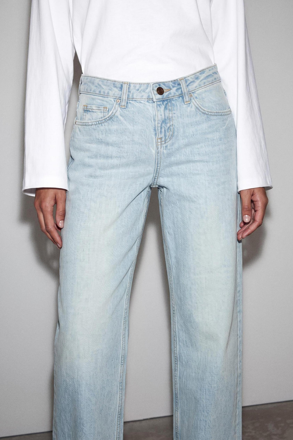 ДЖИНСЫ Z1975 REGULAR С НИЗКОЙ ПОСАДКОЙ — ZARA