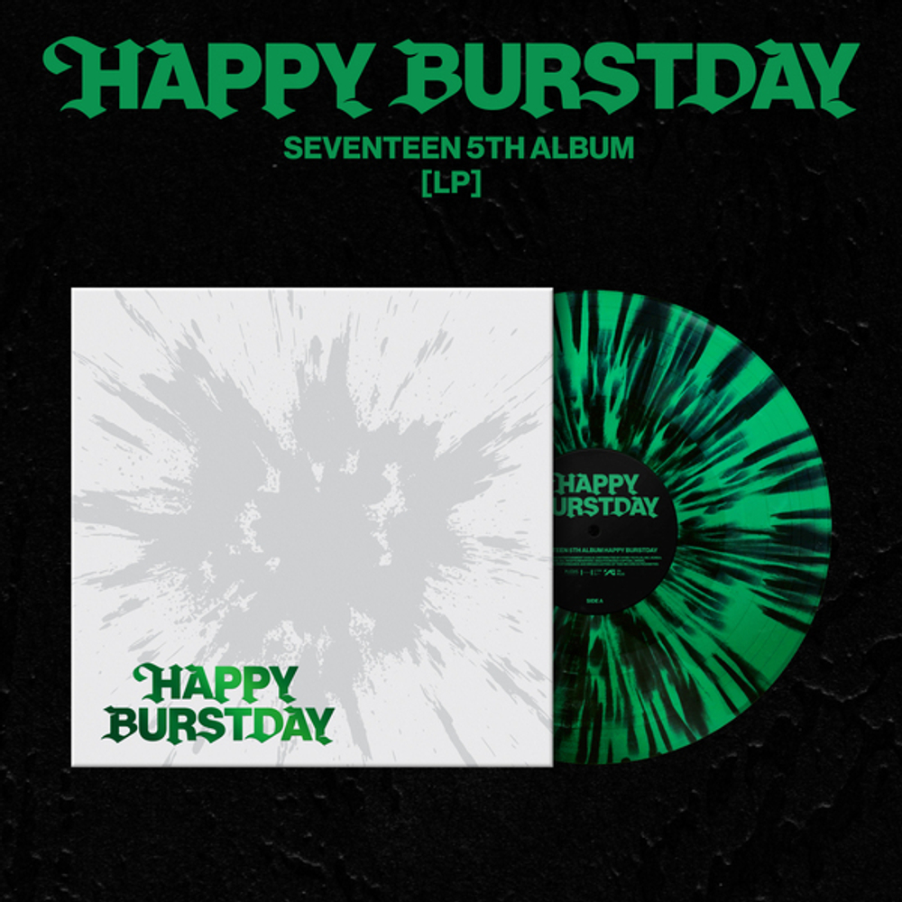 Винил SEVENTEEN - HAPPY BURSTDAY [Black Splatter & Evergreen Color LP]