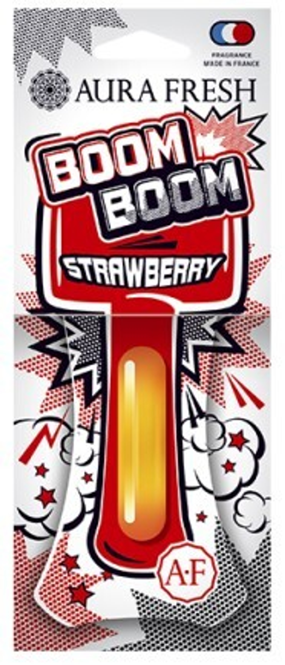 Аром-р AURA FRESH BOOM BOOM Strawberry с жидким центром